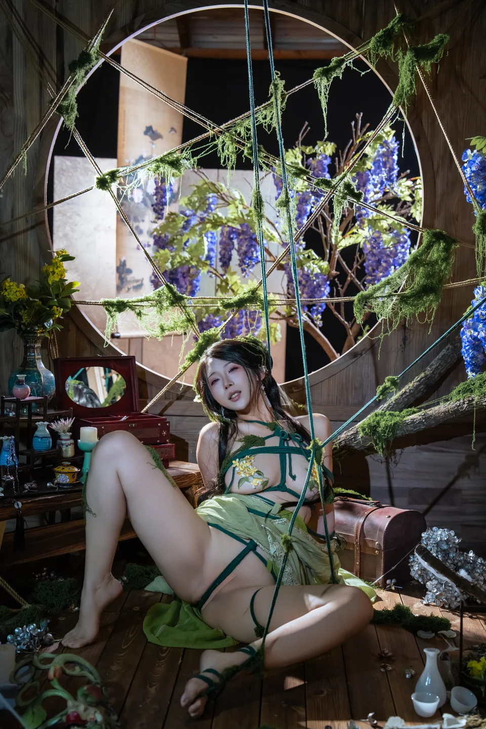 云溪溪 - &奶桃桃 苔缚 [93P,1V-3.38GB] tg@simisebaisi 【丝足阁】036.webp